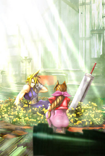  Aerith with nube