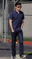 Chris Colfer On Set - March 10th - glee photo