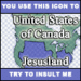 Christian America Icon (Counter Protest) - debate icon