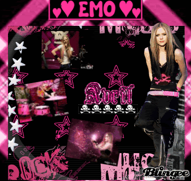 Cute Blingee Images of Avril!!