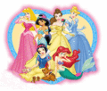 Disney Princess Glitter - disney-princess fan art