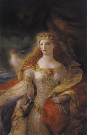  Eleanor of Aquitaine, 1st queen of Louis VII