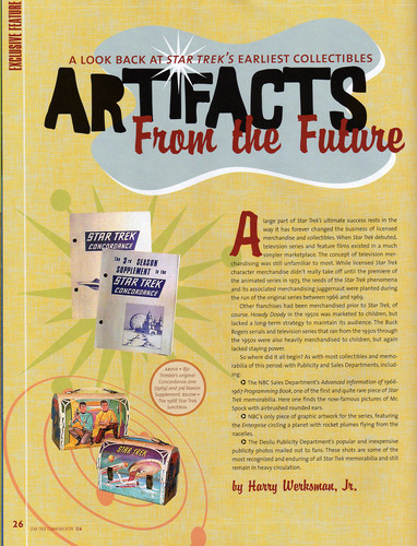 Future Artifacts Article