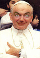 If Mr. Bean was the Pope - random photo