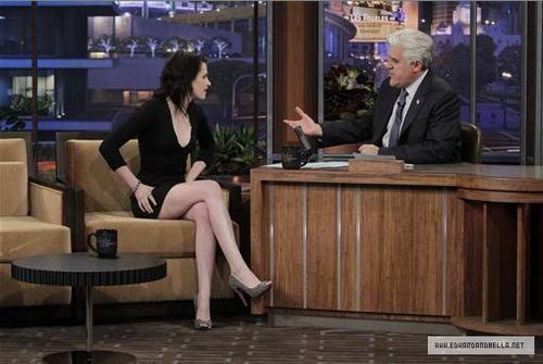  Kristen on The Tonight montrer With geai, jay Leno