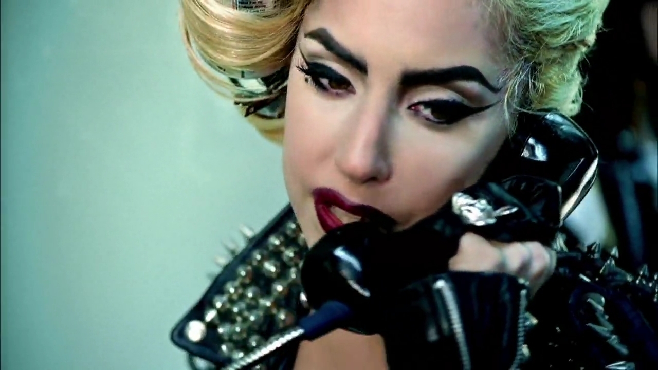 লেডি গাগা Image: Lady Gaga + বেয়ন্স Telephone সঙ্গীত Video.