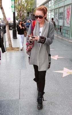  Miley out in Hollywood