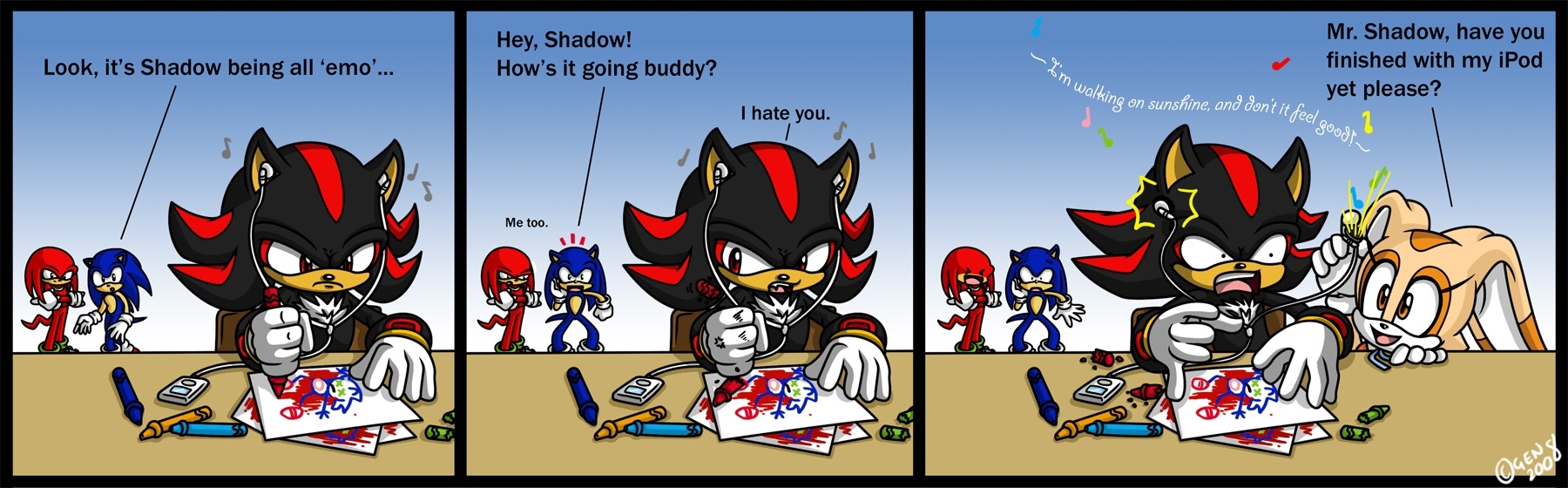 Sonic the Hedgehog Photo: shadow is not what he seems! 