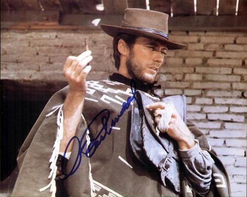  A Fistful of Dollars + Eastwood autograph