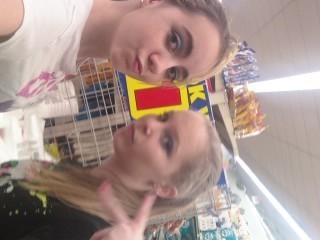 Hahaha! we were at the store :D