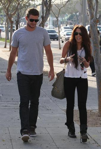 Liam And Miley In LA