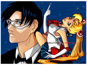  Sailor Moon and Darien :)