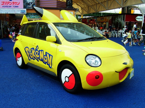  pikachu car two