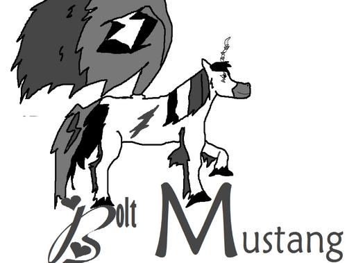  Bolt giống ngựa rừng ở mể tây cơ, mustang