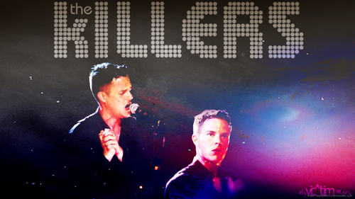 Brandon Flowers Killers logo wallpaper