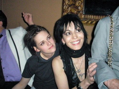  Kristen and Joan Jett at The Runaways LA afterparty
