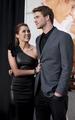 Miley Cyrus and Liam Hemsworth at the LA premiere of "The Last Song" (March 25) - celebrity-couples photo