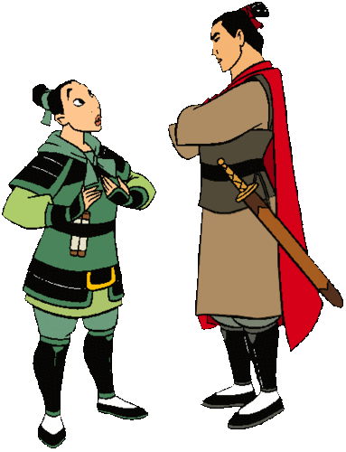  花木兰 and Shang