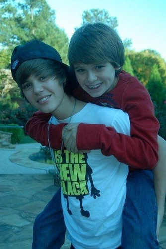 justin bieber and his buddy