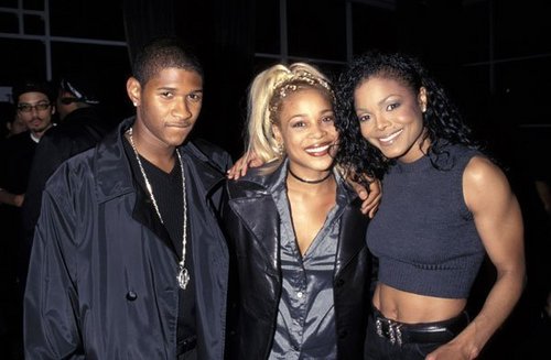  Janet & अशर in 1998