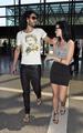 Katy Perry and Russell Brand at LAX Airport (March 28) - celebrity-couples photo