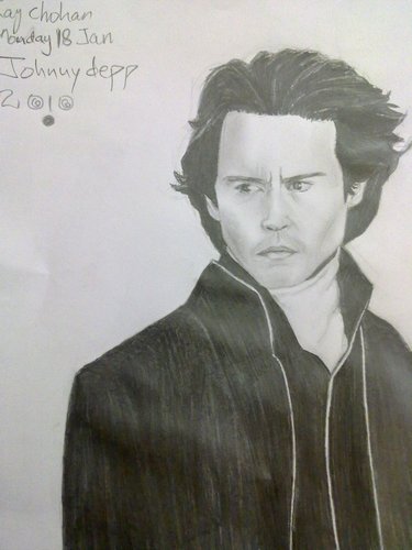 My Few Drawings Of Johnny Depp