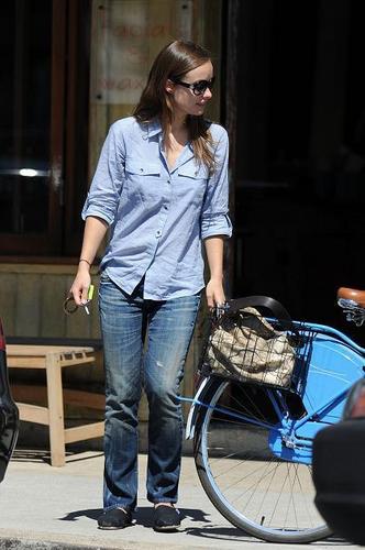 Olivia Wilde Out Riding Her Bike, March 17
