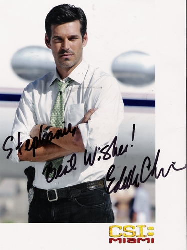  my Eddie Cibrian autograph
