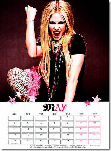  Avril Calendar image set