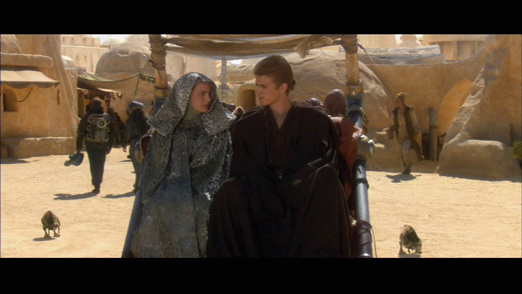 Anakin and Padme gambar Episode II: Return to Tatooine wallpaper and backgr...