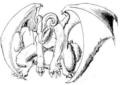 Horned Dragon - anime fan art