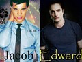 twilight-series - Jacob and Edward wallpaper