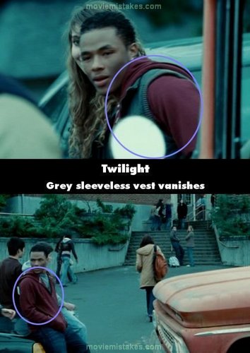 Mistakes In Twilight Movie