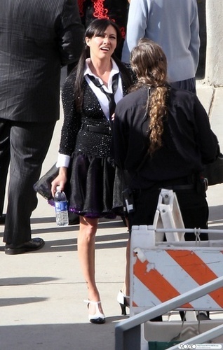 Shannen on set of "Dancing with the Stars"