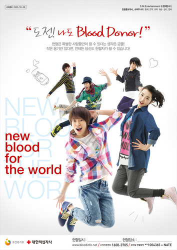 Suju and F(X) For Blood Donation Campaign