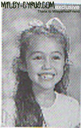 miley's year book pic