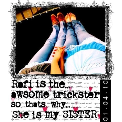 the  trickster is my sister