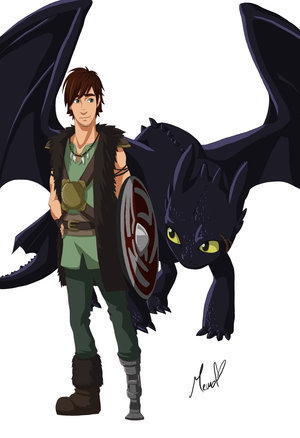  toothless and hiccup