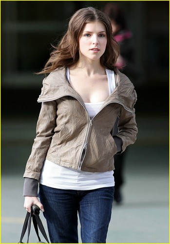 Anna Kendrick arriving at Vancouver