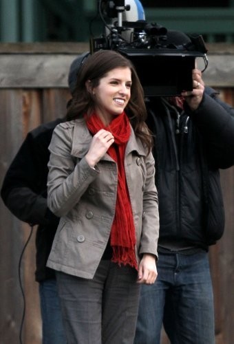  Anna Kendrick on the set of 'I'm With Cancer'