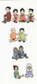 Avatar characters as babies - avatar-the-last-airbender photo