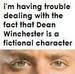 Dean Winchester <3 - supernatural icon