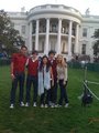 Glee cast in front of the White House - glee photo
