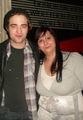 Rob with a fan in Budapest - twilight-series photo