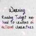 WARNING!!  - twilight-series icon
