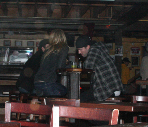  avril lavigne With Brody Jenner at Red Rock Bar in Hollywood, CA (April 4, 2010)