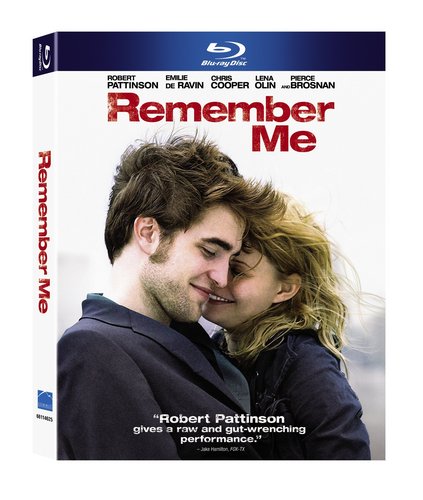  "Remember Me" Blue-Ray DVD Cover