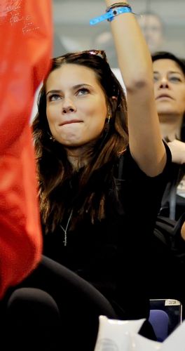  Adriana cheering for Marko at game