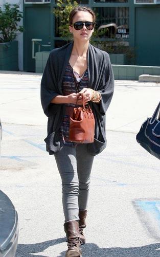Jessica out in Brentwood