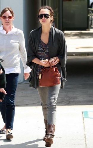 Jessica out in Brentwood